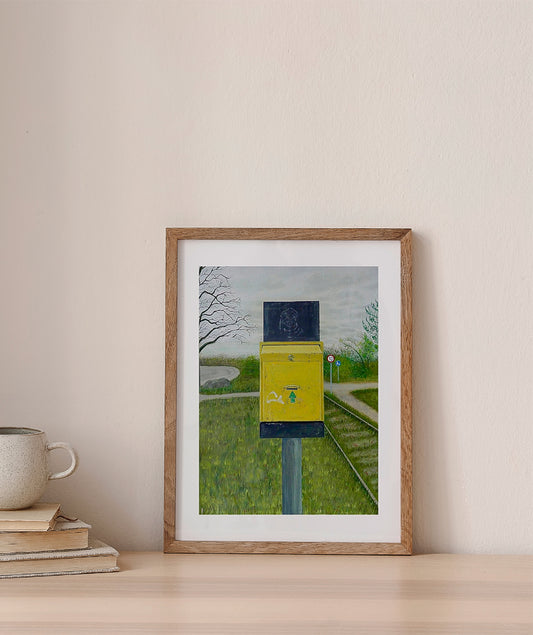 "Kort eller billet, tak" print