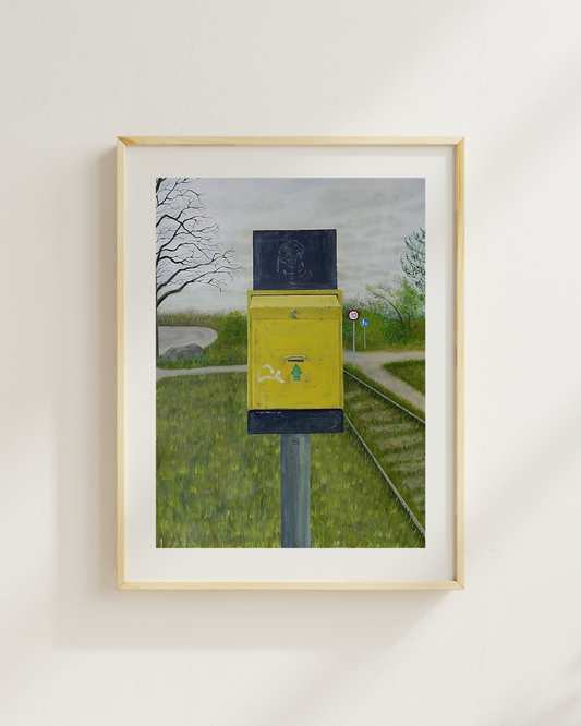 "Kort eller billet, tak" print